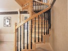 Stunning solid timber spiral staircases with Victorian balusters