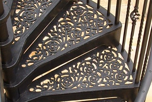 Cast Aluminium Spiral Staircases