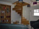 Squarial Wooden Staircase with Glass