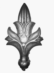Medieval Head Rails Cast Iron Railing Heads | British Spirals & Castings